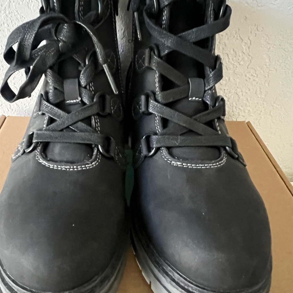 Sporto Black Faux Fur Boots